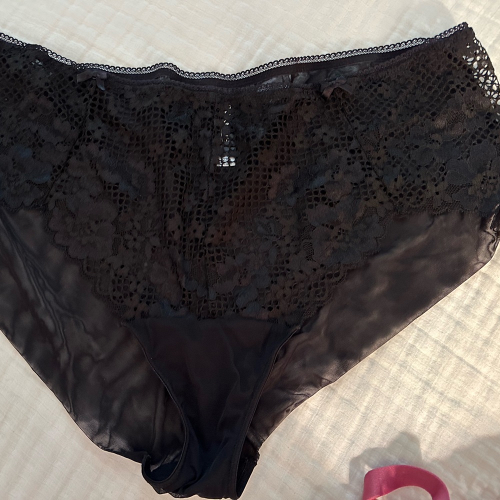 Adore Me Pair of 2x Sexy Panties Black